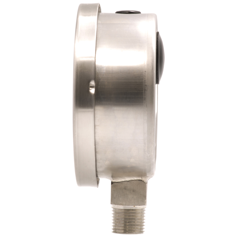 Manómetro ITEC Full Inox DN 4.0" Conexión 1/2" NPT M, Inferior en SS316 - Imagen 3