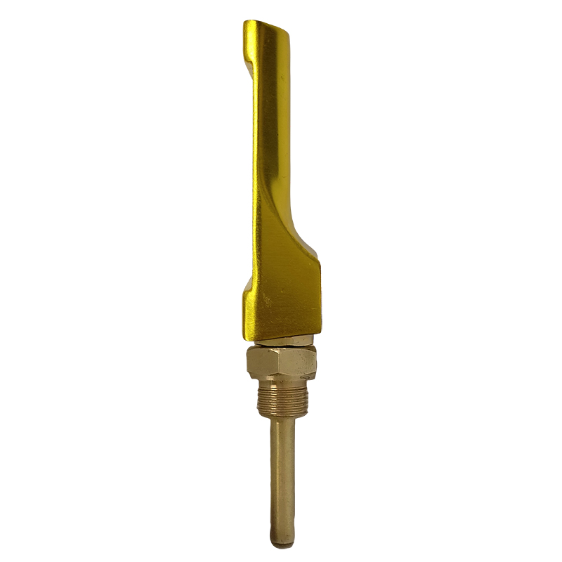 Termómetro Recto para Máquinas (Tipo V) Conexión 1/2″ BSP M en Bronce - Imagen 2