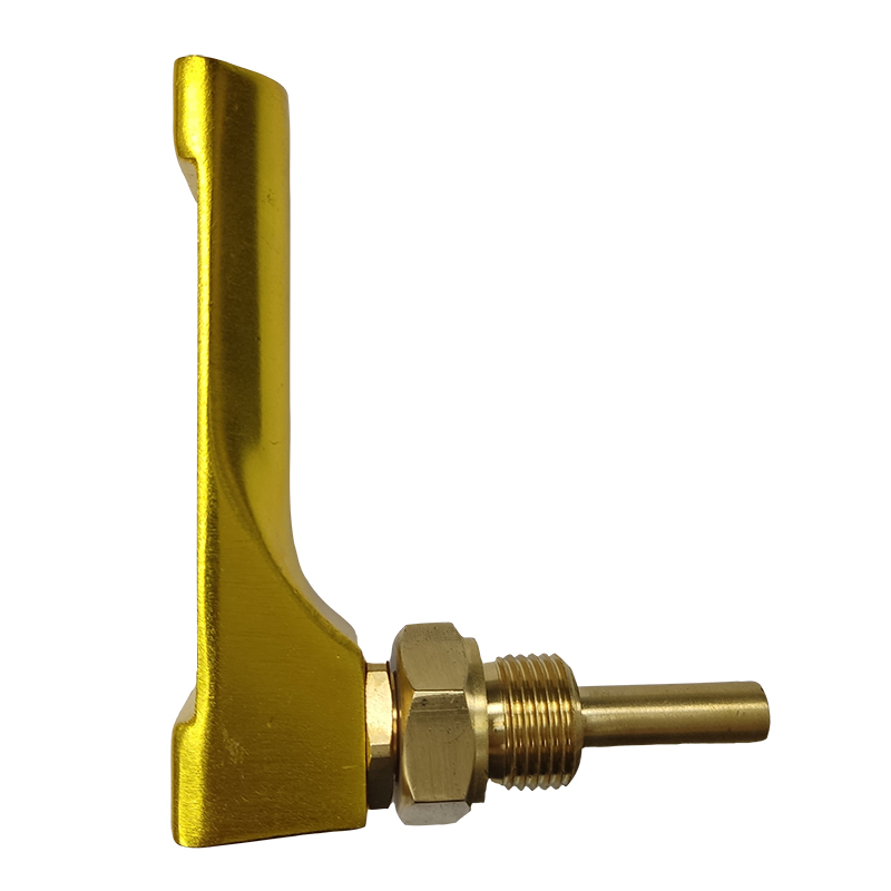 Termómetro Angular para Máquinas (Tipo V) 1/2" BSP M en Bronce - Imagen 2