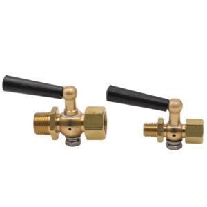 Válvula para manómetros en bronce Hi x He Conexión 1 1/2" NPT Hi x 1/2" NPT He Conexión 2 1/4" NPT Hi x 1/4" NPT He